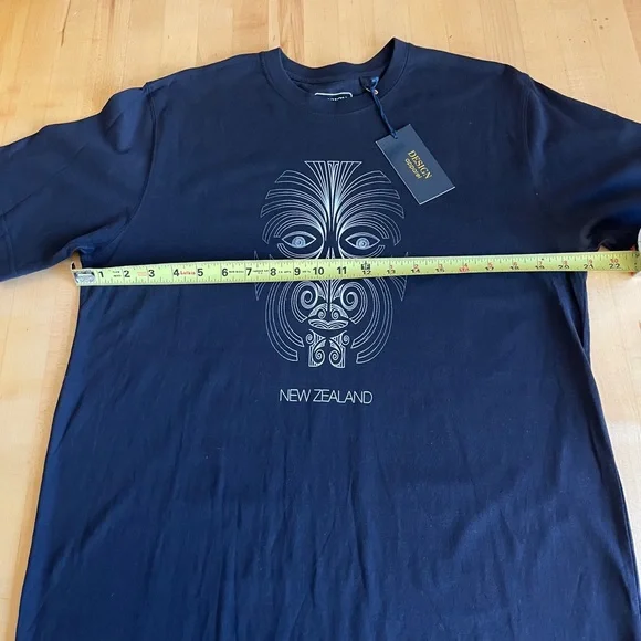 🇳🇿New Zealand Large T Shirt Kiwi Māori Mask *NEW* - Picture 8 of 9